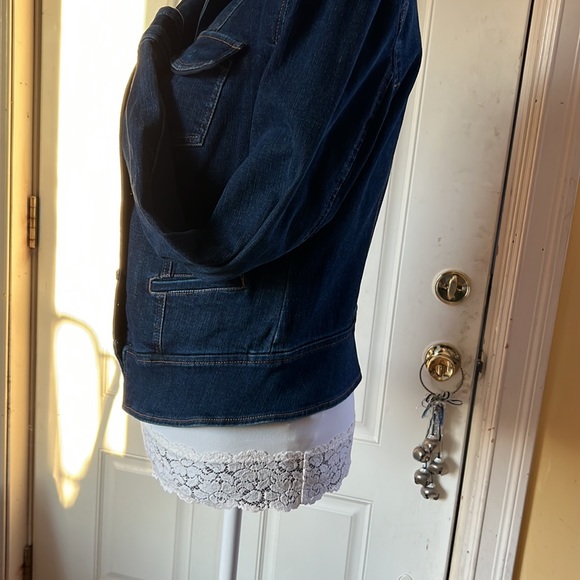 WHBM Denim Military Styled Jacket - Picture 6 of 9